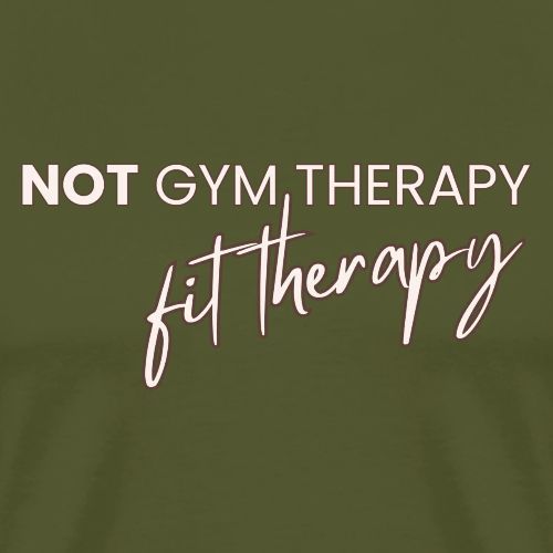 not gym therapy - Men's Premium T-Shirt