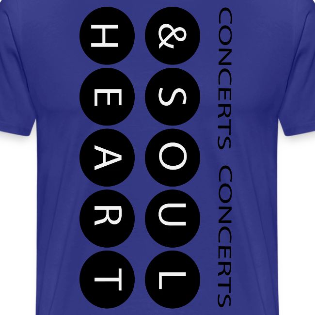 Heart & Soul concerts text design 2021 flip