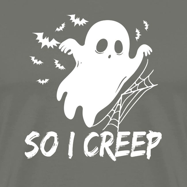 So I Creep Halloween funny women's boo Tshirt