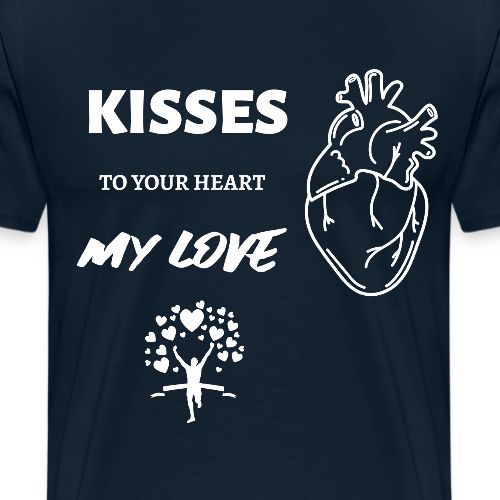 Kisses To Your Heart - Men's Premium T-Shirt