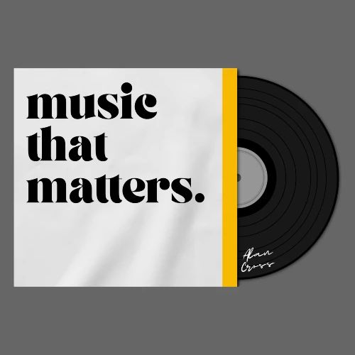 MUSIC THAT MATTERS #2 - ALAN CROSS - Men's Premium T-Shirt