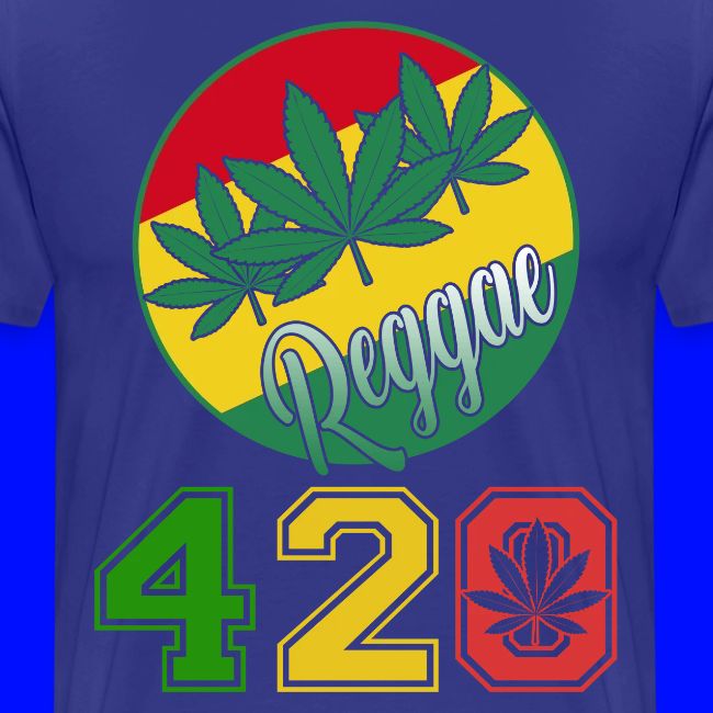 Lively 420 Reggae Ganja Weed Marijuana Design