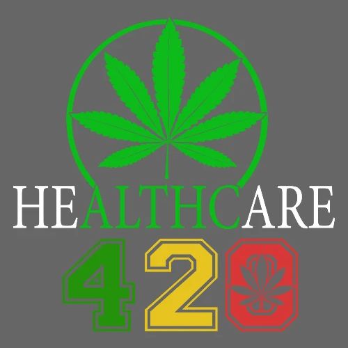 Silly 420 Healthy Herb Weed Marijuana Design - Men's Premium T-Shirt