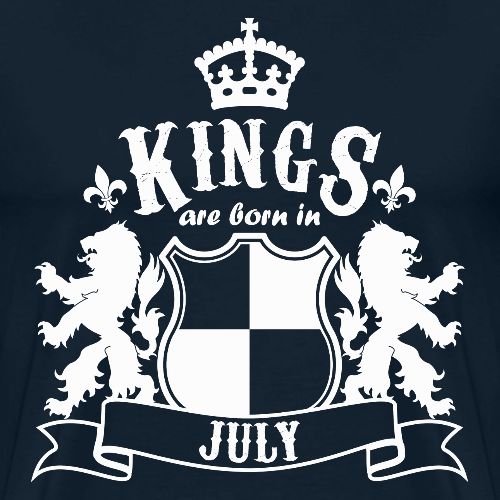 Kings are born in July - Men's Premium T-Shirt