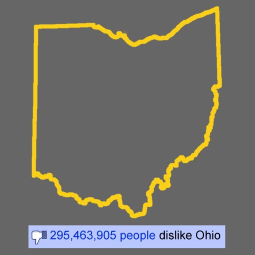 Dislike Ohio - Men's Premium T-Shirt