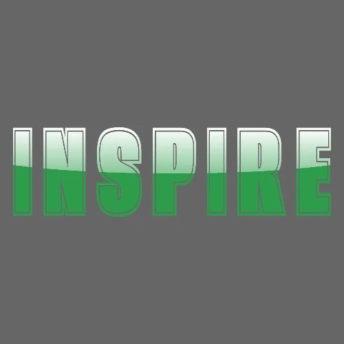 Inspire Word Art Design - Men's Premium T-Shirt
