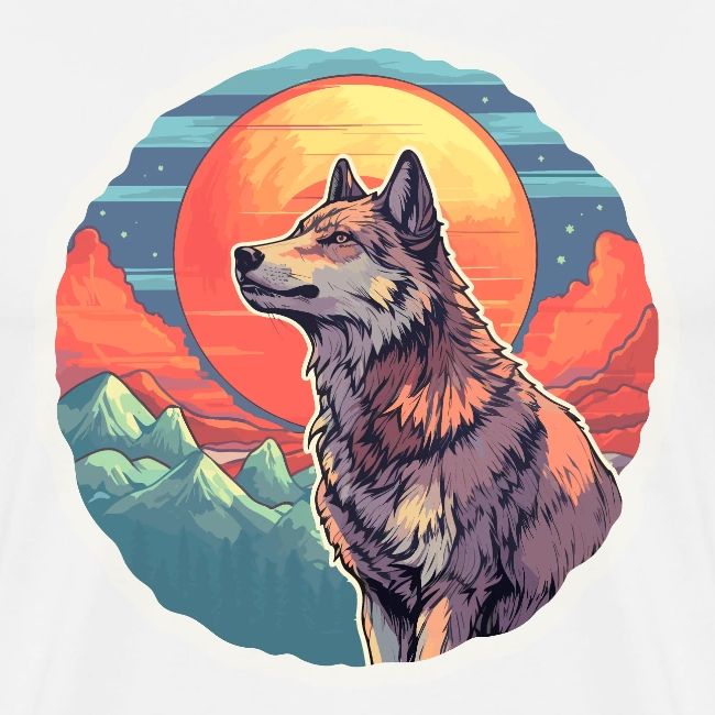 Majestic Wolf Moon