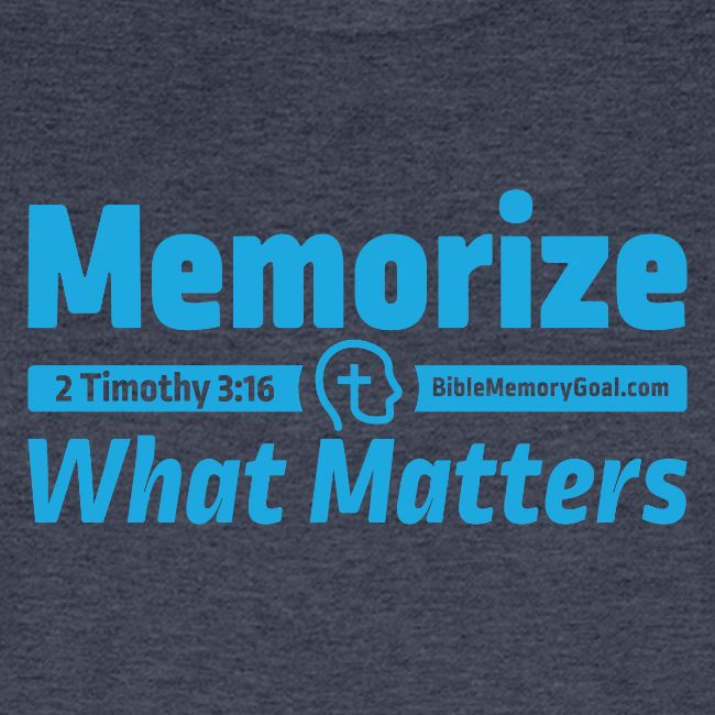 "Memorize What Matters" Original Design