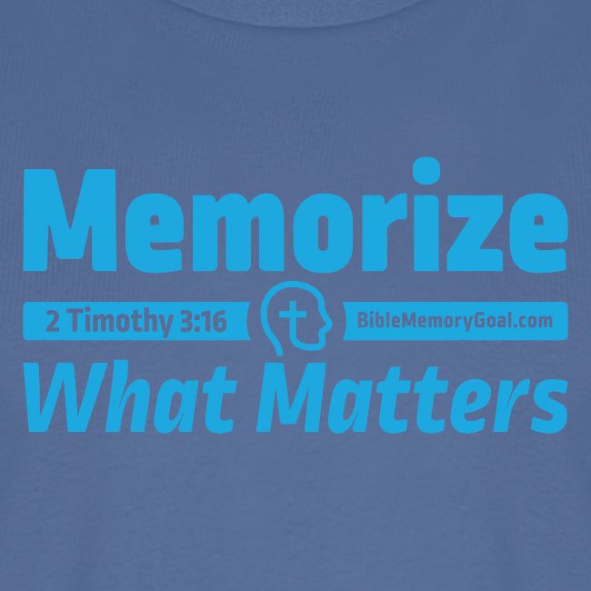 "Memorize What Matters" Original Design