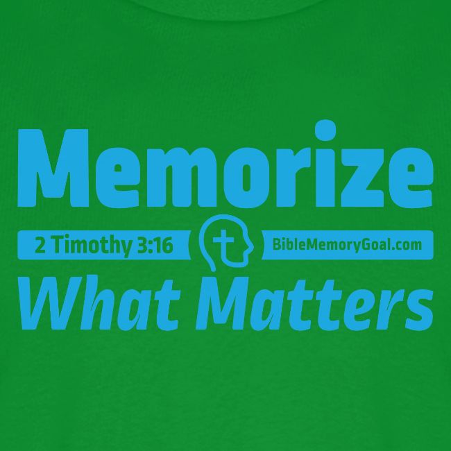 "Memorize What Matters" Original Design