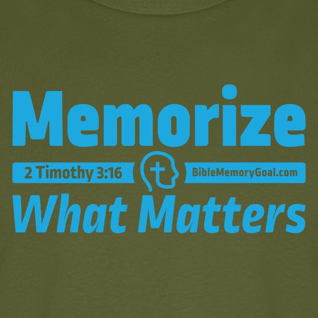"Memorize What Matters" Original Design
