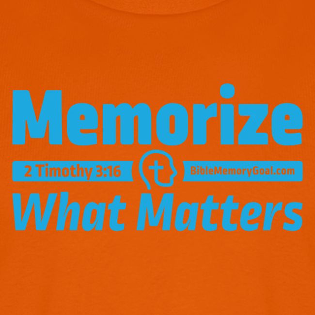 "Memorize What Matters" Original Design