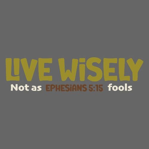 Live Wisely Shirt–Ephesians 5:15 Christian design - Men's Premium T-Shirt