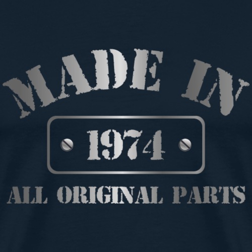 Made in 1974 - Men's Premium T-Shirt
