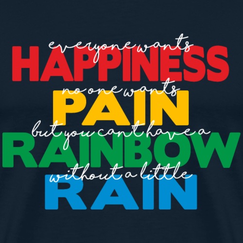Happiness (dark) - Men's Premium T-Shirt