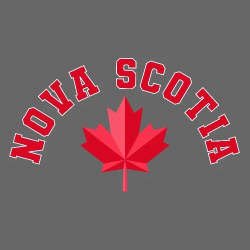 Nova Scotia with maple leaf - Men's Premium T-Shirt