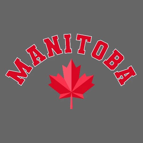 Manitoba with maple leaf - Men's Premium T-Shirt