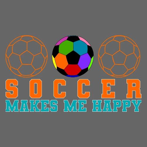 Soccer Makes Me Happy - Men's Premium T-Shirt