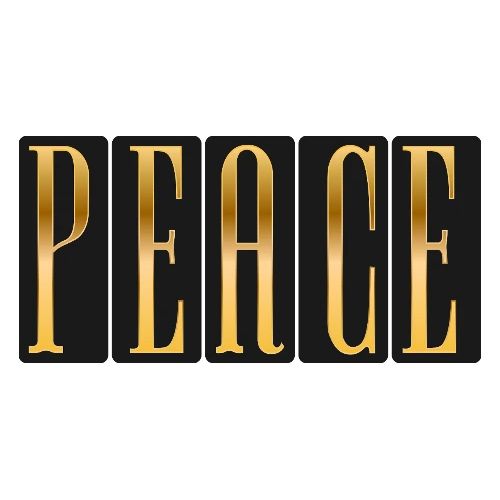 Peace in Gold - Men's Premium T-Shirt
