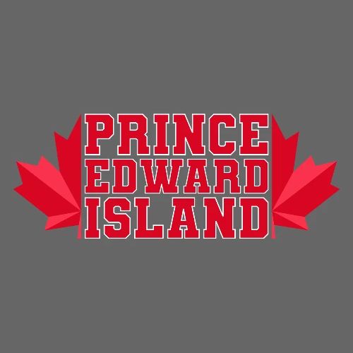 Prince Edward Island with maple leaf - Men's Premium T-Shirt