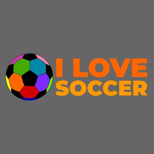 I Love Soccer - Men's Premium T-Shirt