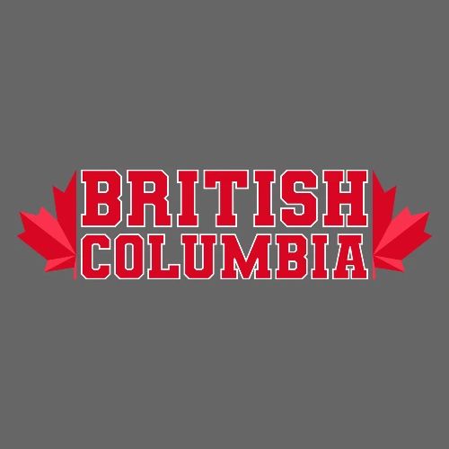 British Columbia with maple leaf - Men's Premium T-Shirt