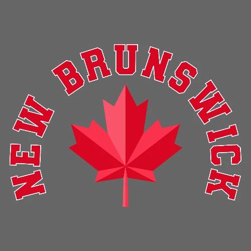 New Brunswick with maple leaf - Men's Premium T-Shirt