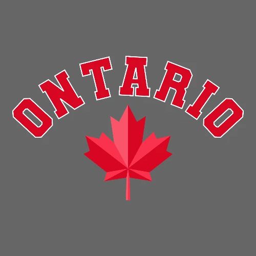 Ontario with maple leaf - Men's Premium T-Shirt