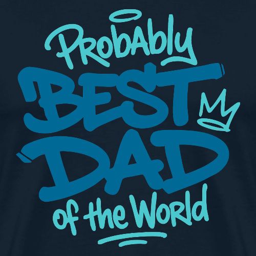 Best Dad of the World - Men's Premium T-Shirt