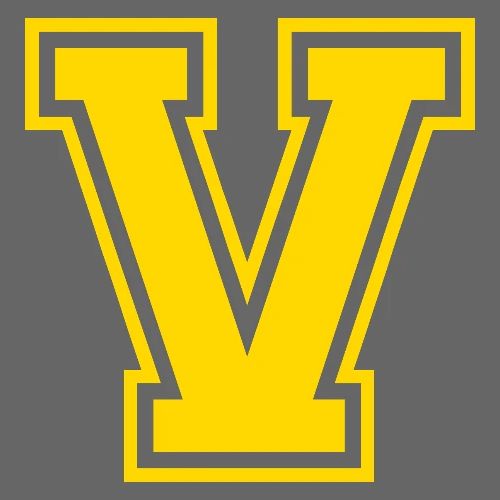 Letter V – Capital Athletic Alphabet Monogram - Men's Premium T-Shirt