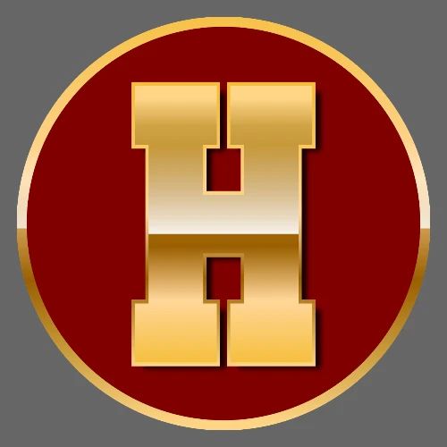 Letter H – Capital Varsity Alphabet Monogram - Men's Premium T-Shirt