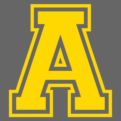 Letter A – Capital Athletic Alphabet Monogram - Men's Premium T-Shirt