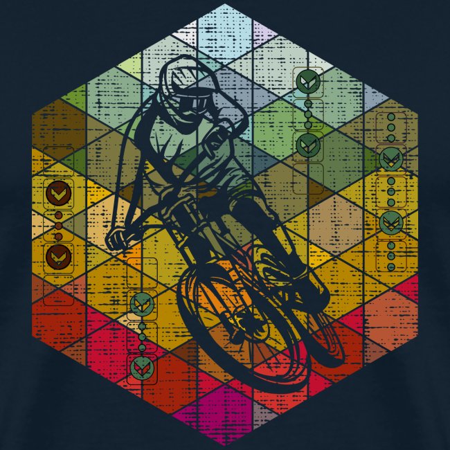 downhill racer hexagon