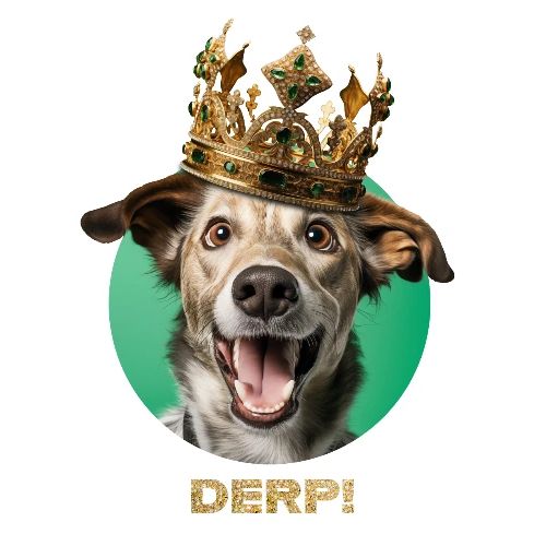 King of the Derps - Men's Premium T-Shirt