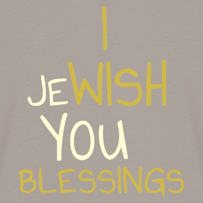 JeWISH You Blessings – Playful Word Art