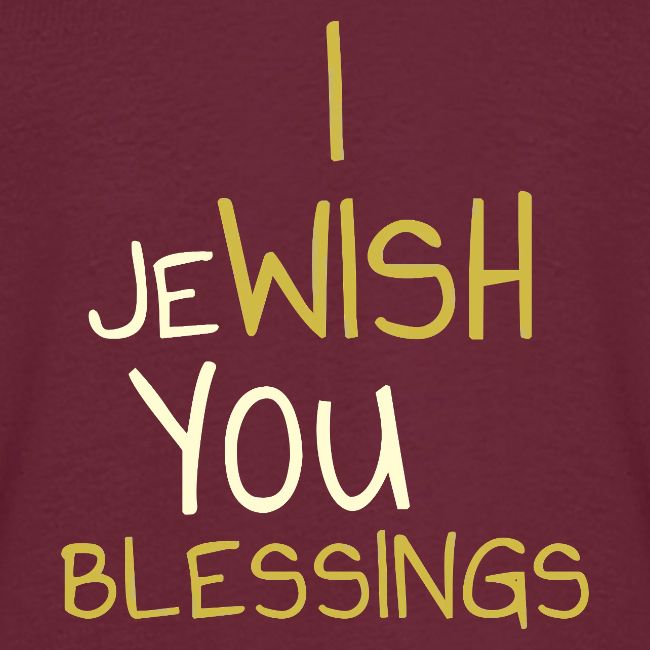 JeWISH You Blessings – Playful Word Art