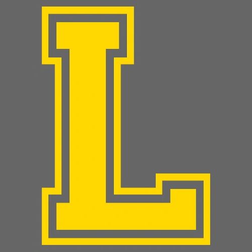 Letter L – Capital Athletic Alphabet Monogram - Men's Premium T-Shirt
