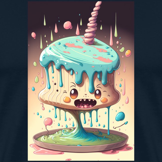 Cake Caricature - January 1st Psychedelic Dessert