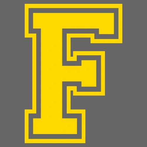 Letter F – Capital Athletic Alphabet Monogram - Men's Premium T-Shirt