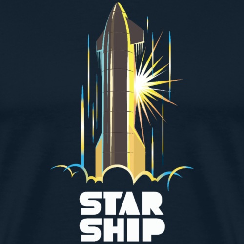 Star Ship Earth - Dark - Men's Premium T-Shirt