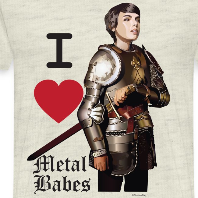 I Love Metal Babes Assorted color T-shirt
