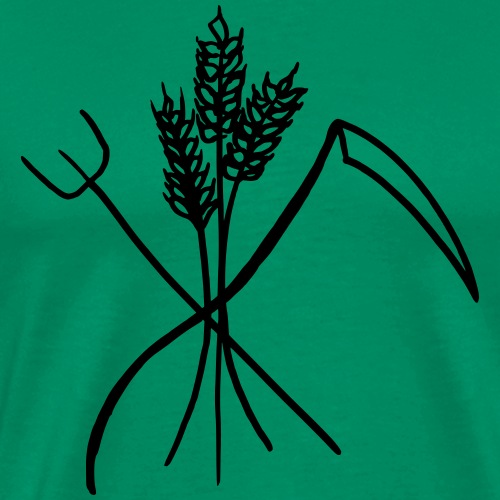 corn fork scythe - Men's Premium T-Shirt