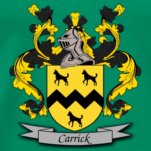 Carrick Family Crest - Men's Premium T-Shirt
