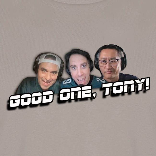 GOOD ONE, TONY! (with Fusco Show back)