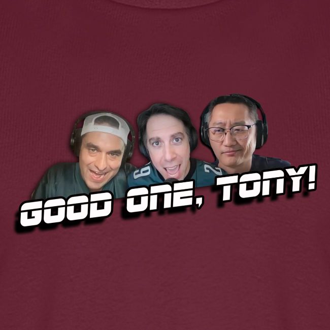 GOOD ONE, TONY! (with Fusco Show back)