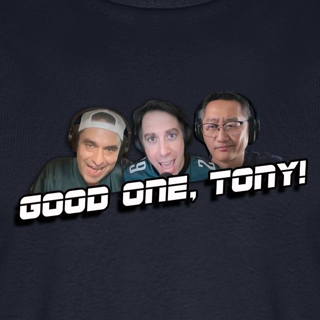 GOOD ONE, TONY! (with Fusco Show back)