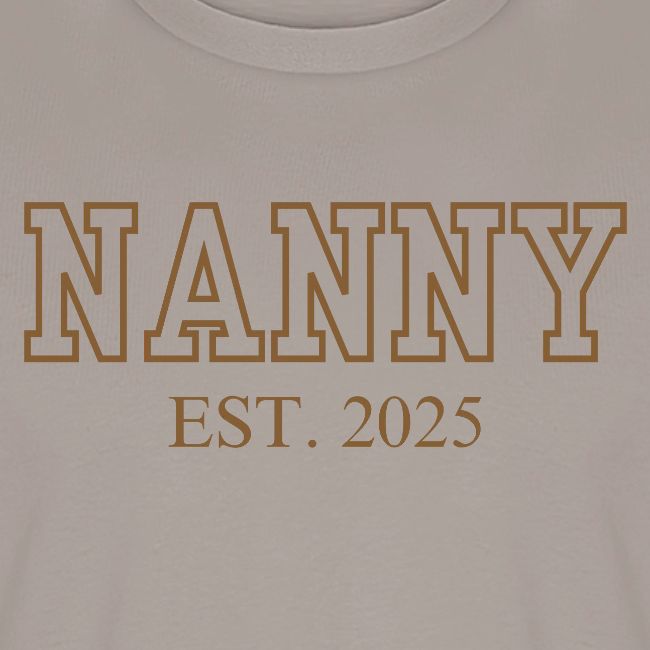 Nanny Est. 2025 (Brown Font)