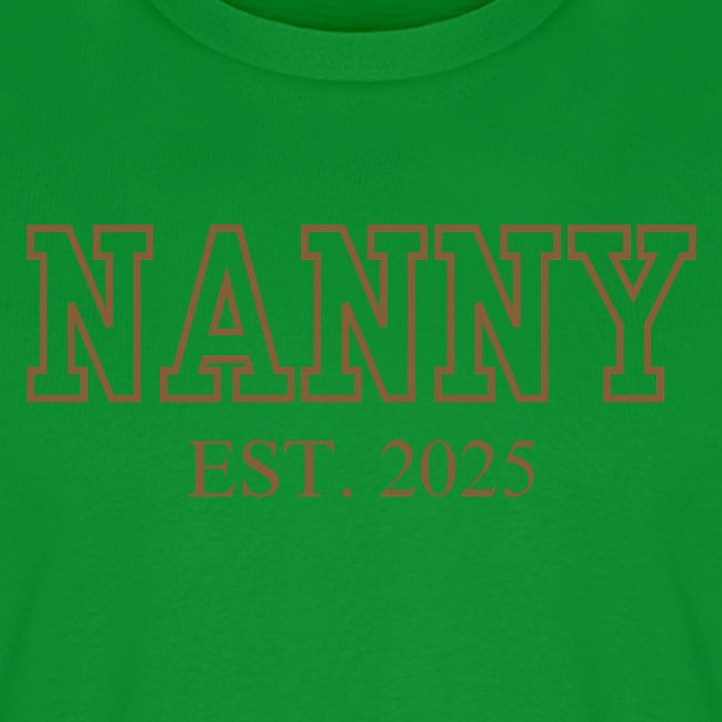 Nanny Est. 2025 (Brown Font)