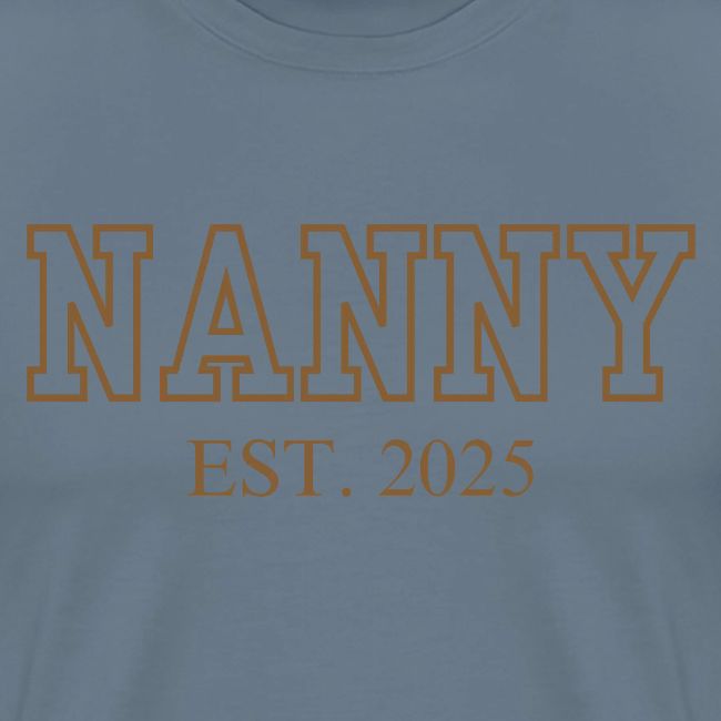 Nanny Est. 2025 (Brown Font)