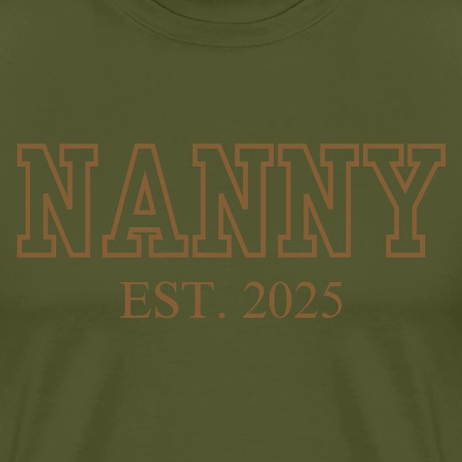 Nanny Est. 2025 (Brown Font)